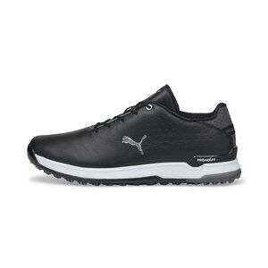 PUMA Proadapt Alphacat Leather Golf Shoes Puma Black/Puma Silver 7.5 D (M)